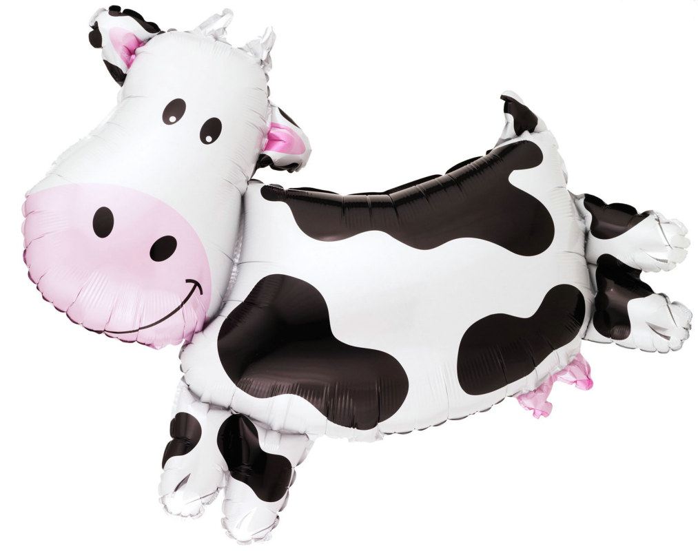 Cow Shaped 30" Jumbo Foil Balloon