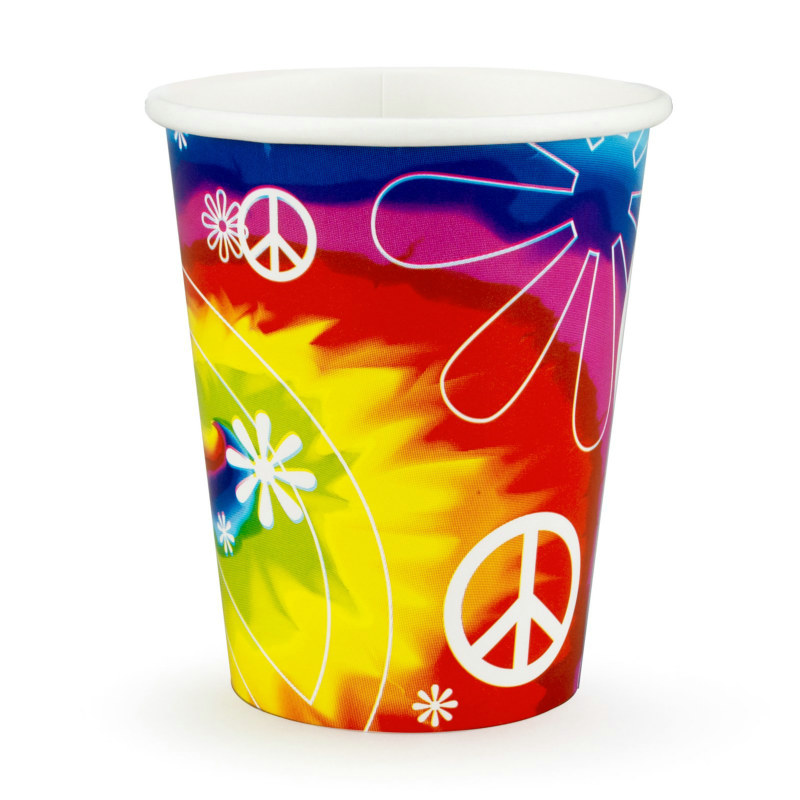 Tie Dye Fun 9 oz. Cups (8 count)