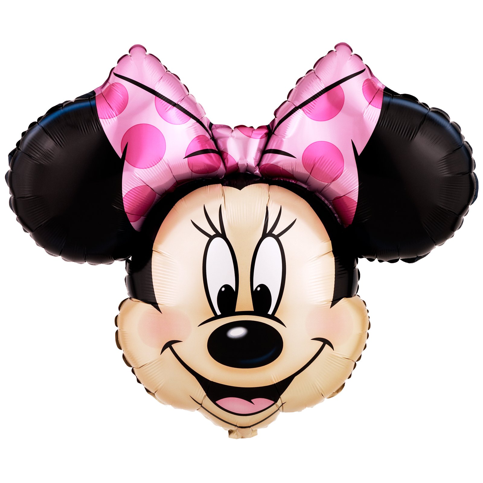 Minnie Mouse Head 28" Jumbo Foil Balloon - Click Image to Close