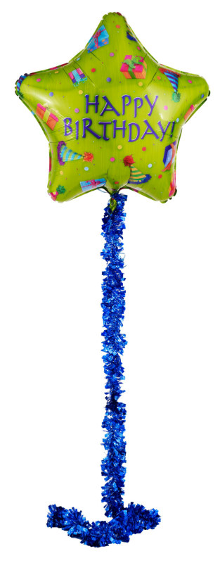 Happy Birthday Airwalker 34" Foil Balloon