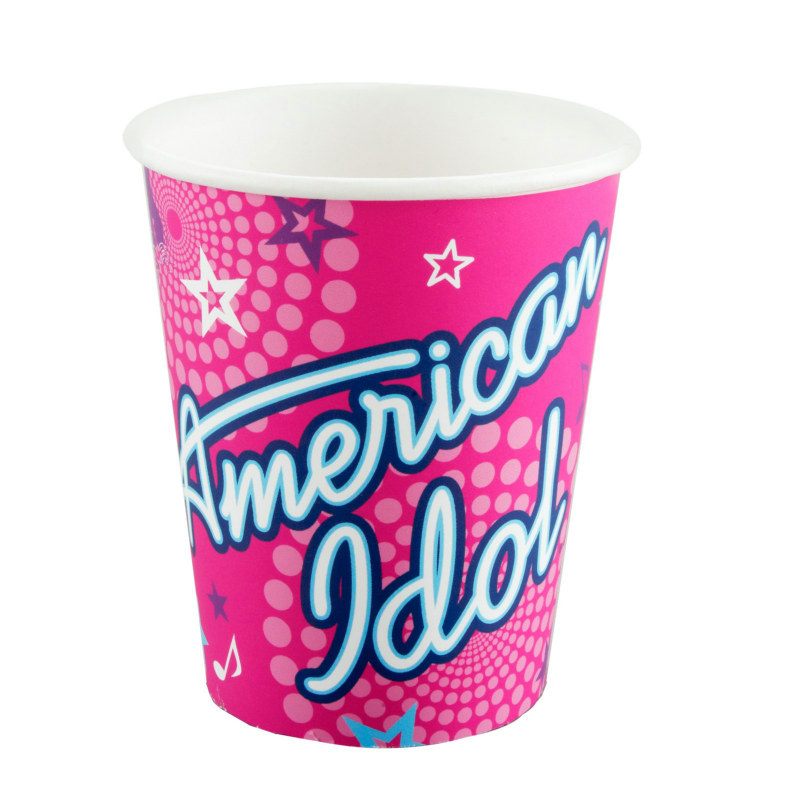 American Idol 3-D 9 oz. Paper Cups (8 count) - Click Image to Close