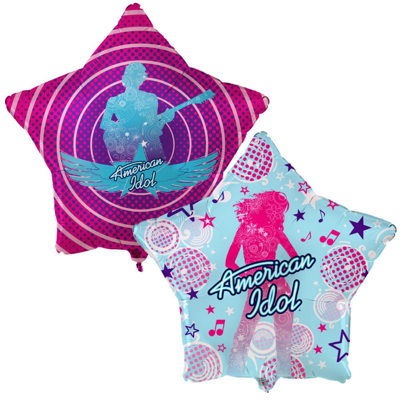 American Idol 3-D 18" Foil Balloon - Click Image to Close