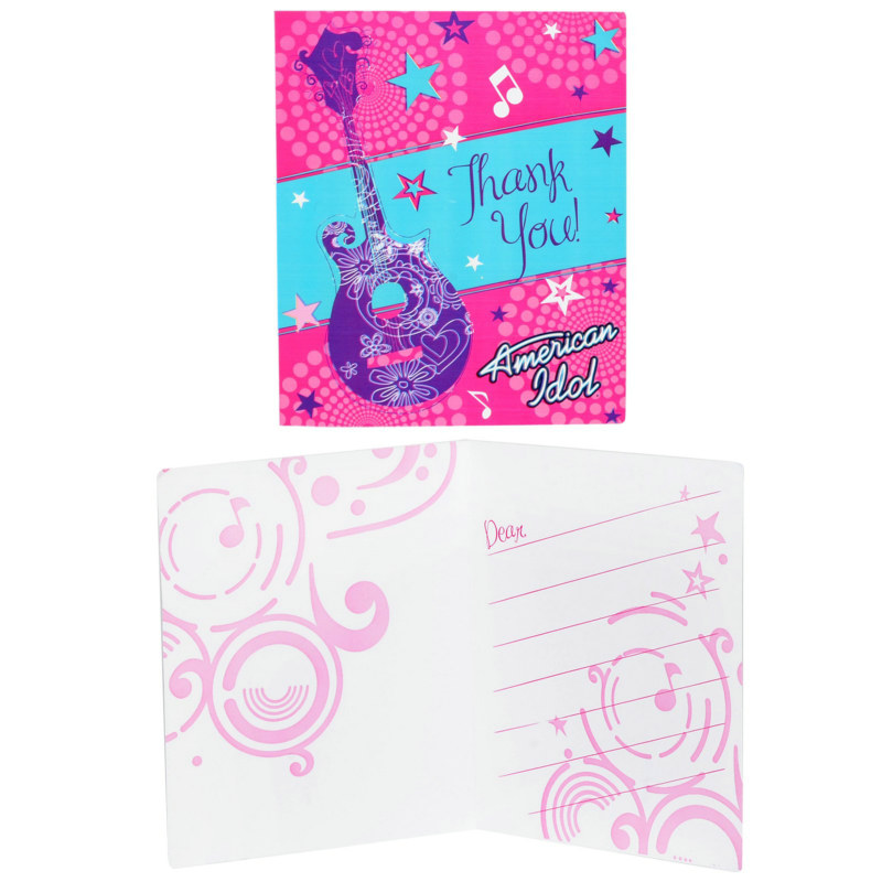 American Idol 3-D Thank You Cards (8 count)