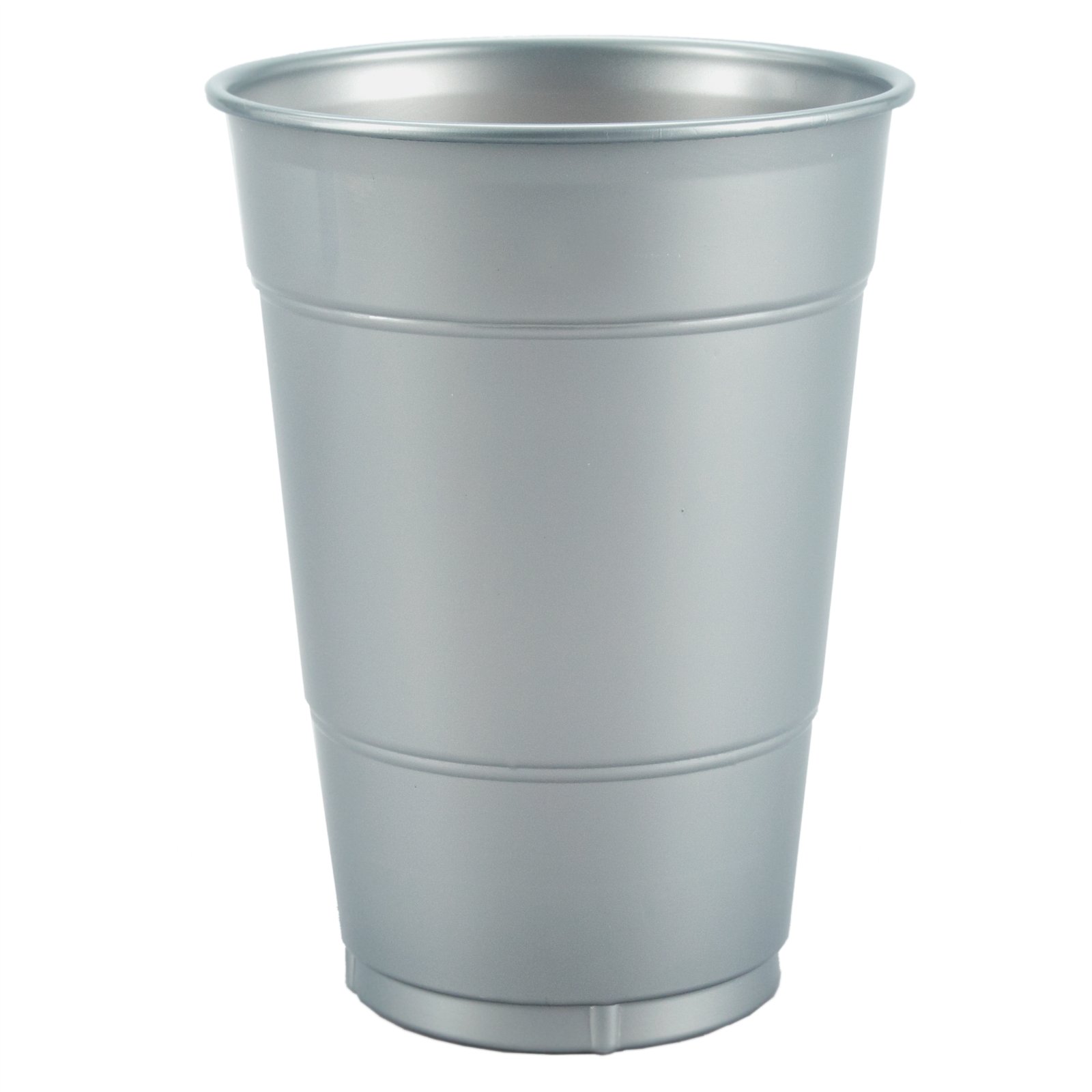 Silver 16 oz. Plastic Cups (20 count)