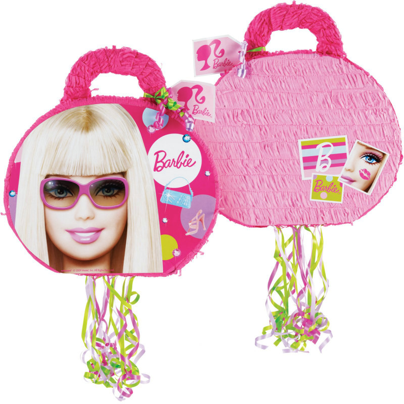 Barbie All Doll'd Up 19" Pull-String Pinata - Click Image to Close