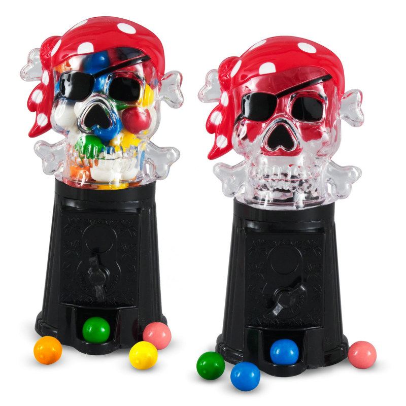 Pirate Bubble Gumball Machine (1 count) - Click Image to Close