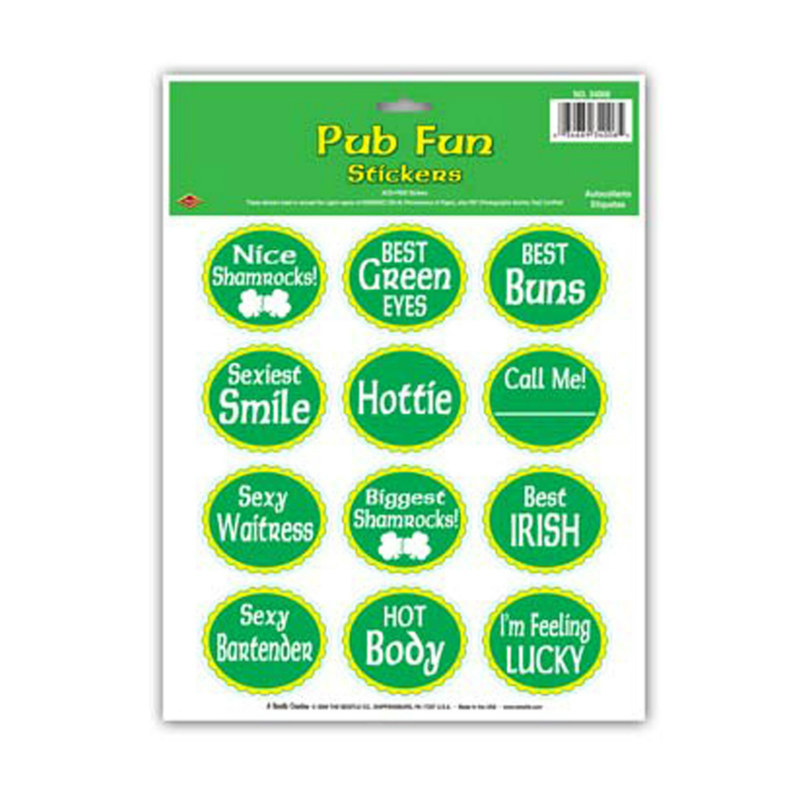 Pub Fun Stickers