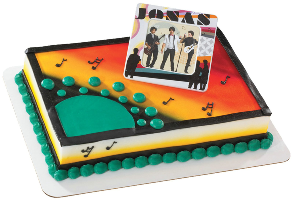 JONAS Locker Frame Cake Topper - Click Image to Close