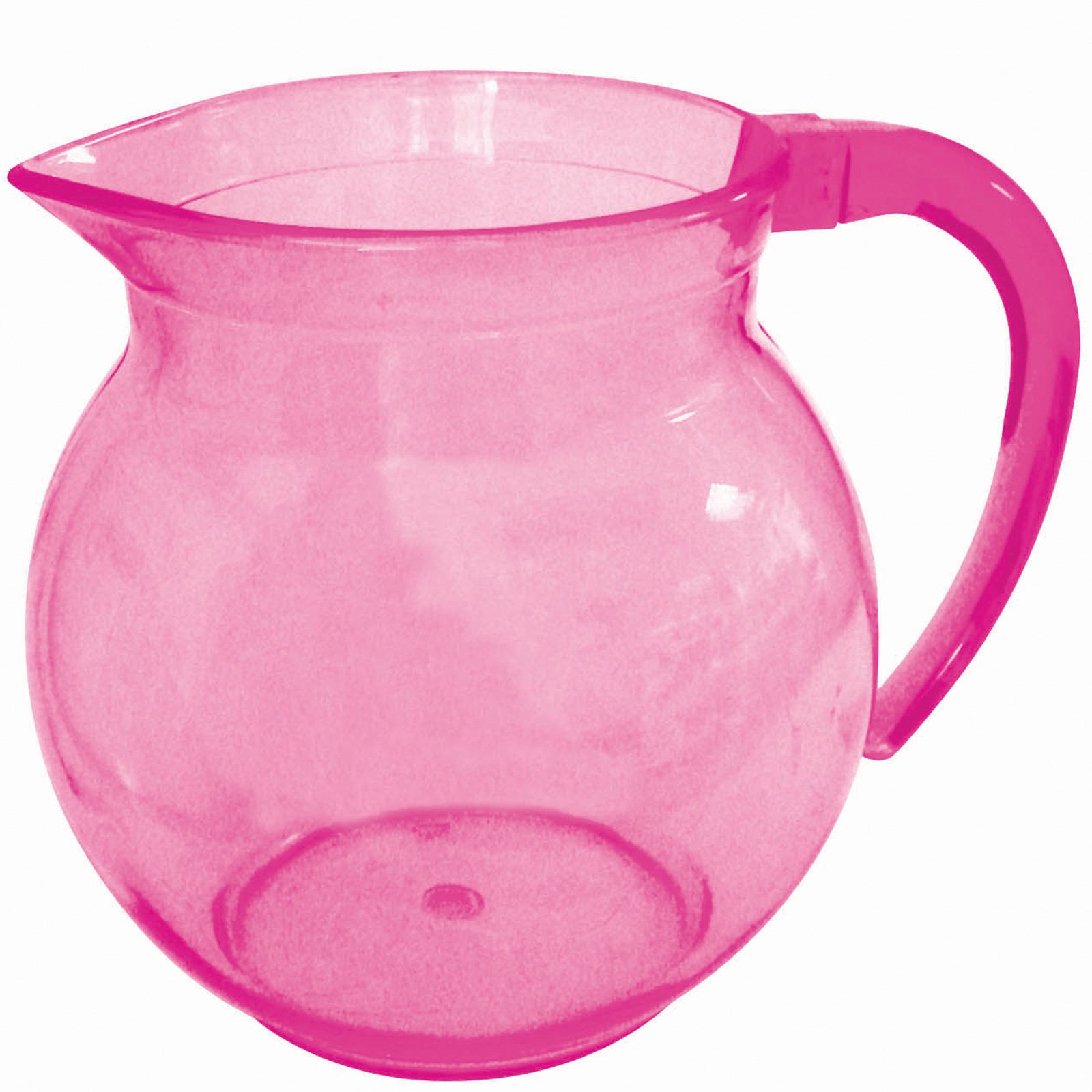3 Qt. Plastic Pink Pitcher - Click Image to Close