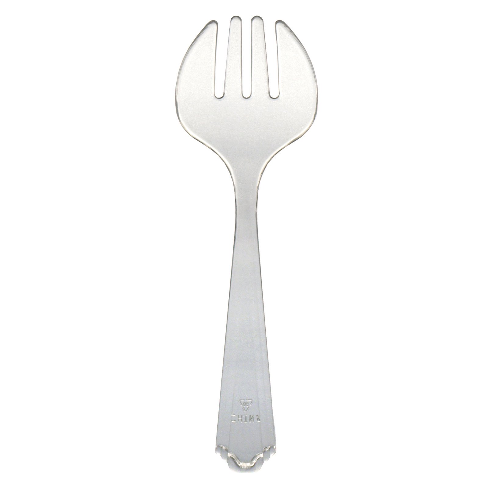 8" Clear Plastic Serving Fork