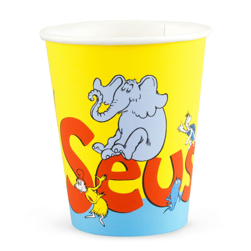 Dr. Seuss 9 oz. Paper Cups (8 count) - Click Image to Close