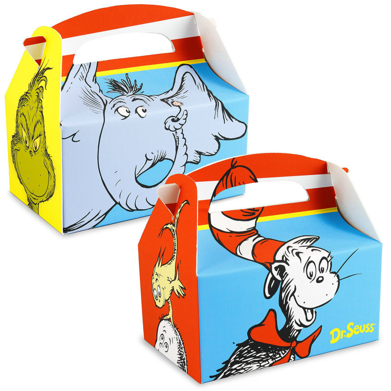 Dr. Seuss Empty Favor Boxes (4 count)