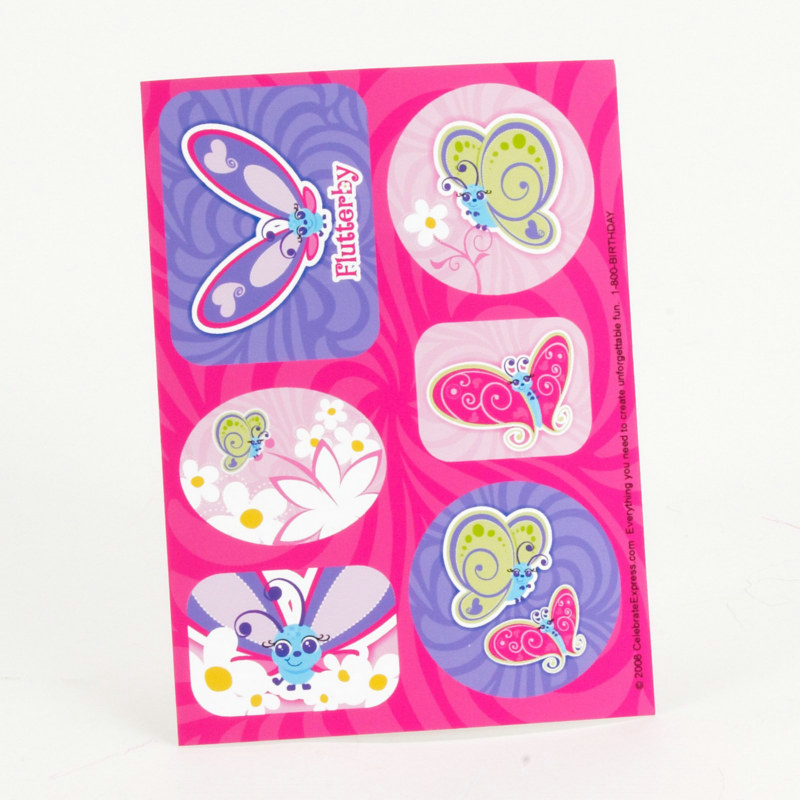 Flutterby Butterflies Stickers (4 sheets)