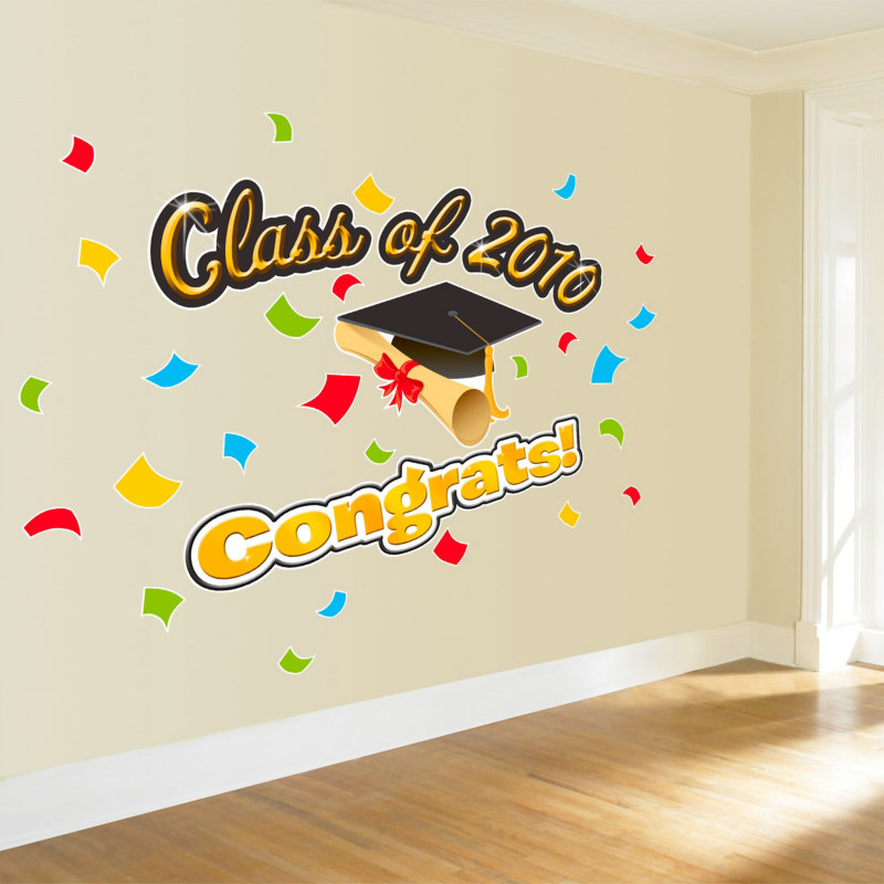 Graduation Giant Wall Decals - Click Image to Close