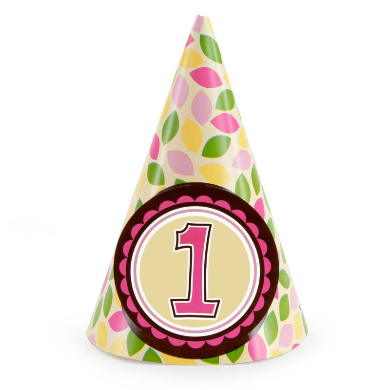 Look Whoo's 1 - Pink Cone Hats (8 count) - Click Image to Close