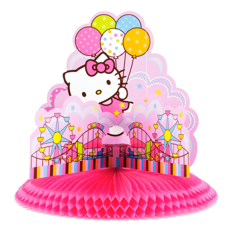 Hello Kitty Balloon Dreams Centerpiece - Click Image to Close
