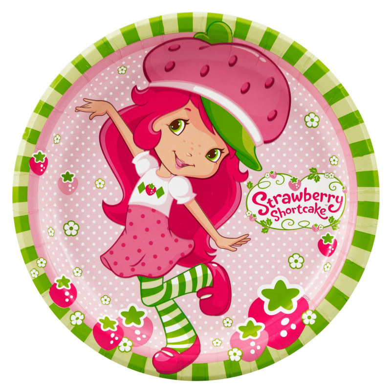 Strawberry Shortcake Dinner Plates (8 count)