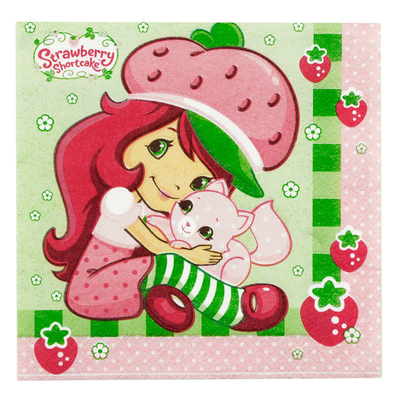 Strawberry Shortcake Lunch Napkins (16 count)