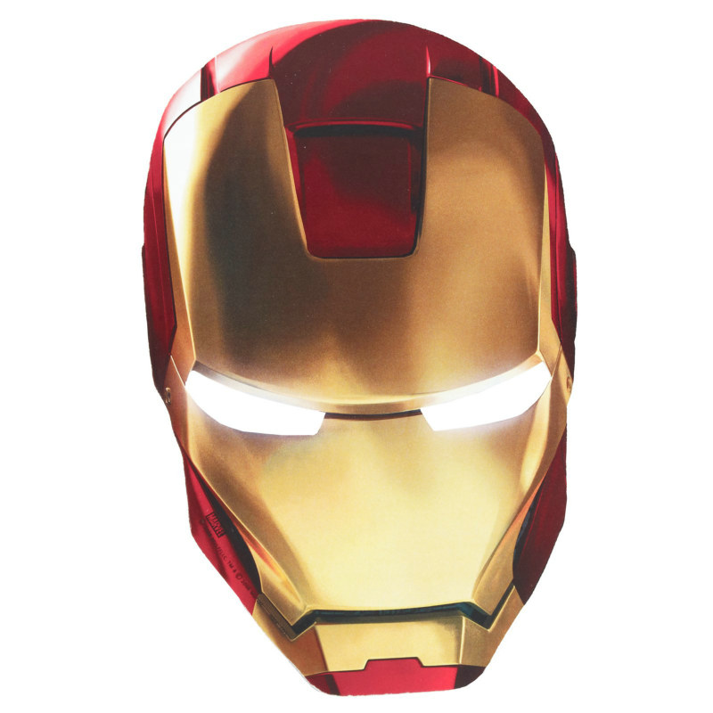 Iron Man 2 Paper Masks (8 count)