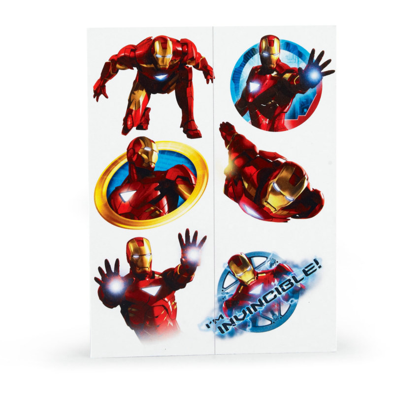 Iron Man 2 Tattoos (2 sheets) - Click Image to Close