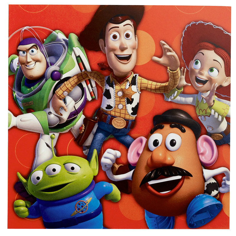 Toy Story 3 - 3D Lunch Napkins (16 count) - Click Image to Close