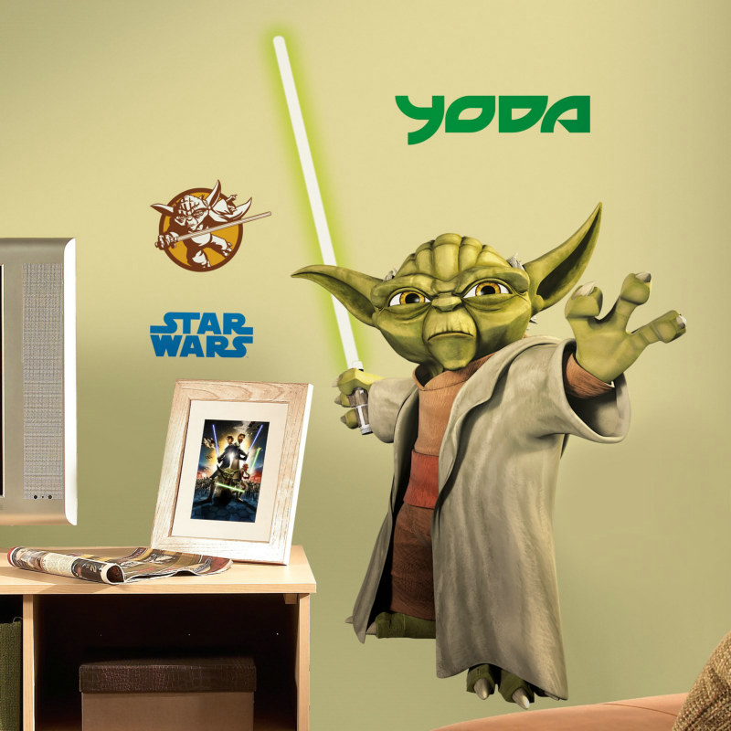 Yoda Removable Wall Decorations - Click Image to Close