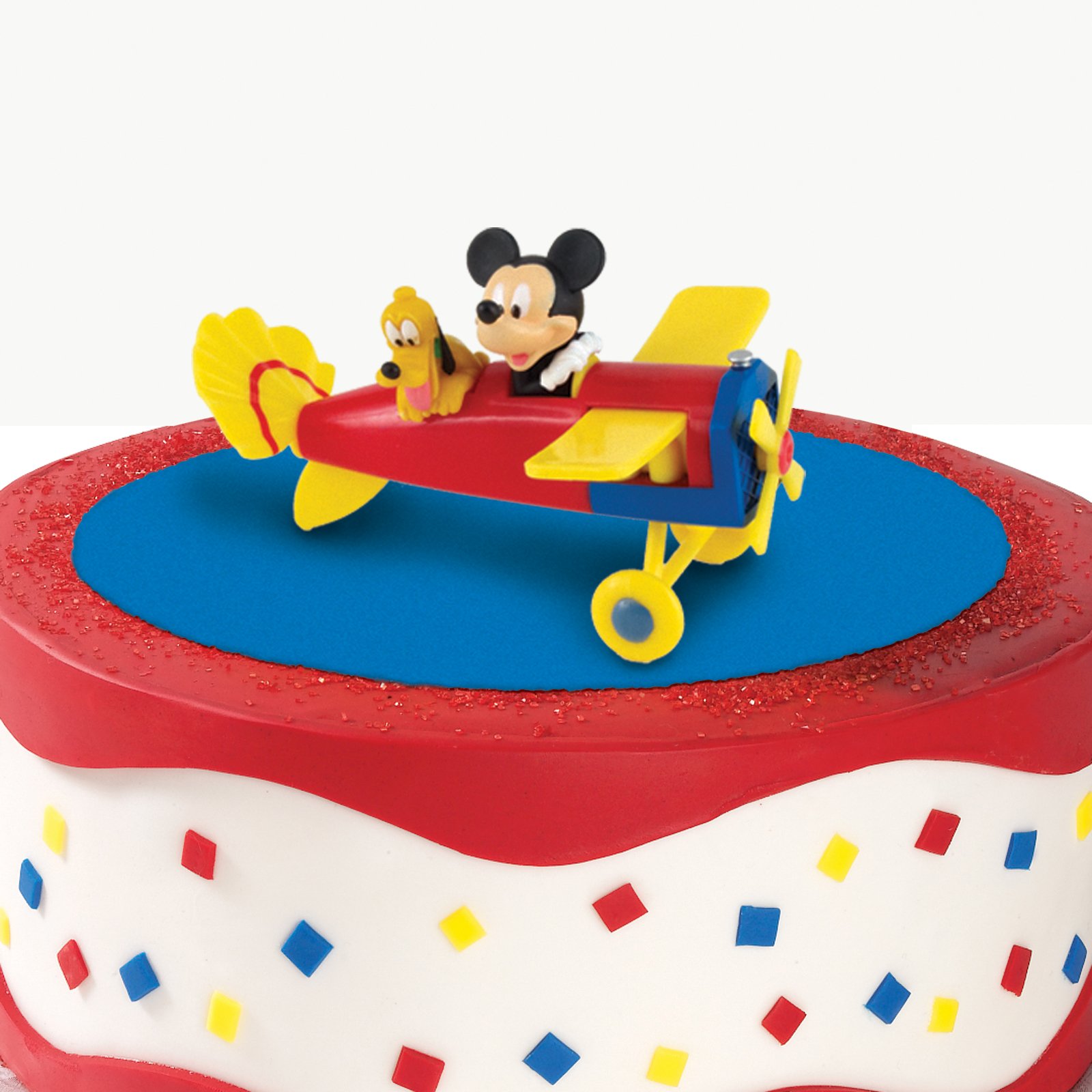 Mickey & Pluto Cake Topper - Click Image to Close