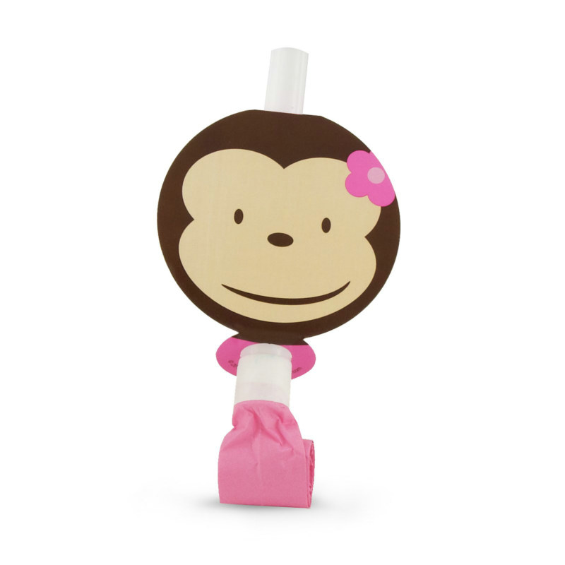 Pink Mod Monkey Blowouts (8 count)