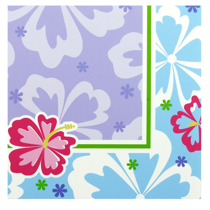 Hawaiian Girl Lunch Napkins (16 count) - Click Image to Close