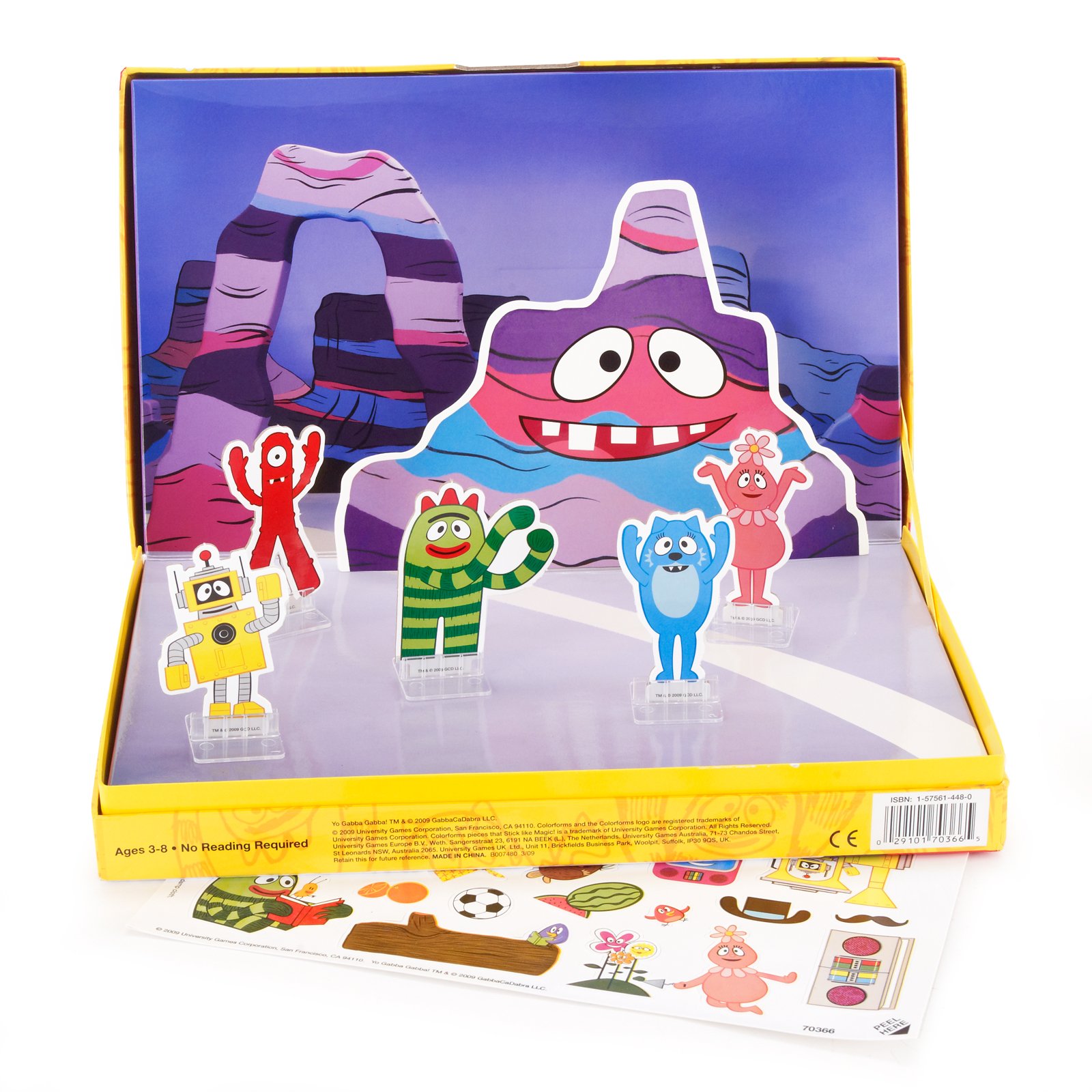 Yo Gabba Gabba! 3D Play Set - Click Image to Close