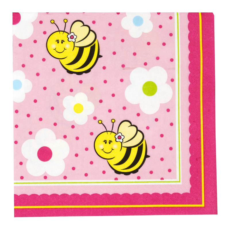 Sweet-As-Can-Bee Lunch Napkins (16 count)