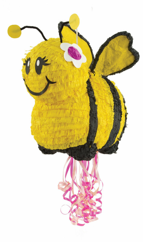 Bee 20" Pull-String Pinata - Click Image to Close