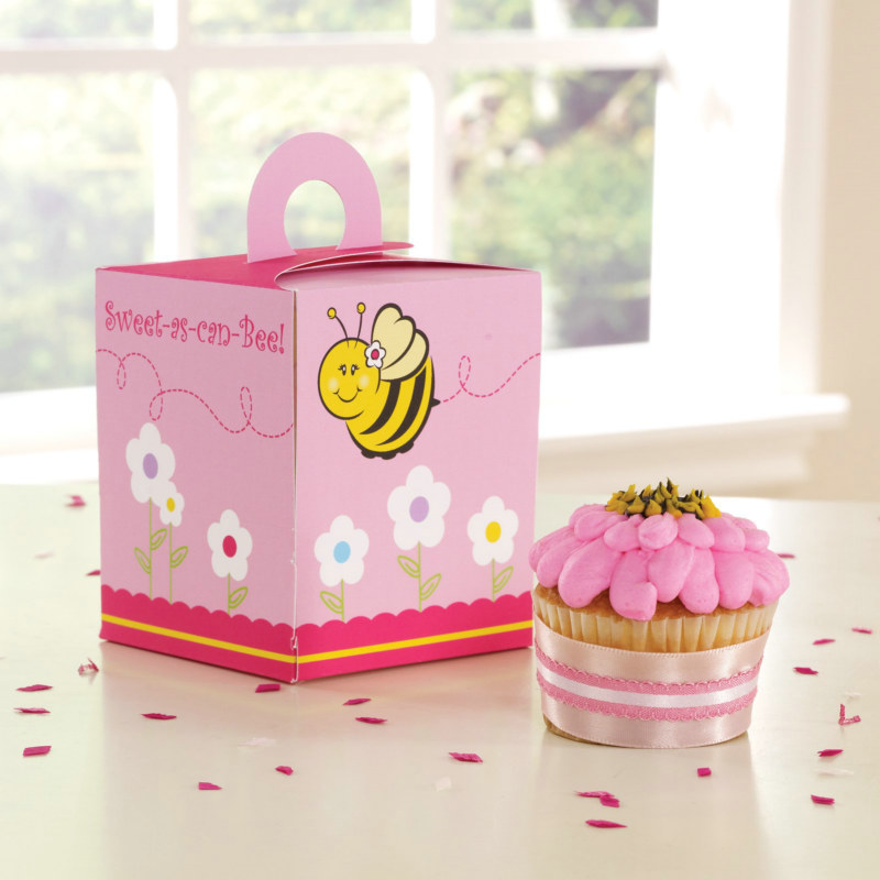 Sweet-As-Can-Bee Cupcake Boxes (4 count)
