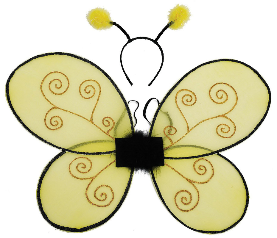 Bumblebee Wings and Headband Set - Click Image to Close