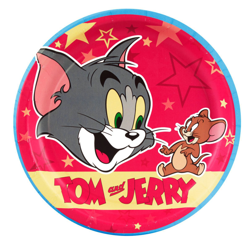 Tom and Jerry Dinner Plates (8 count) - Click Image to Close