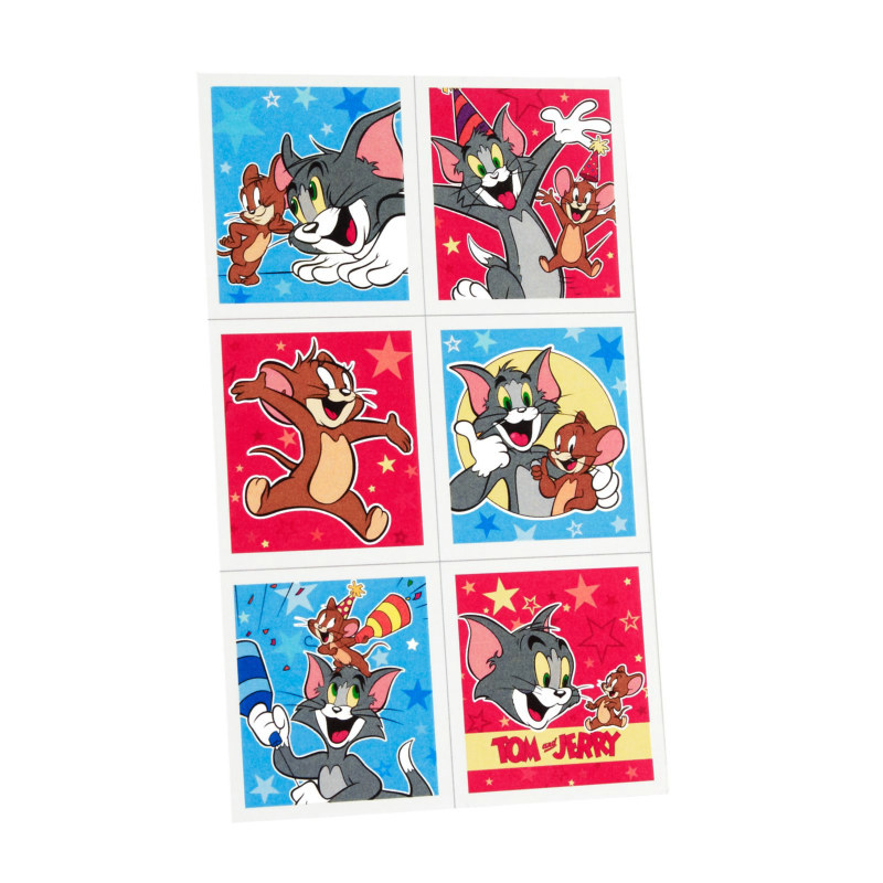 Tom and Jerry Sticker Sheets (4 count) - Click Image to Close