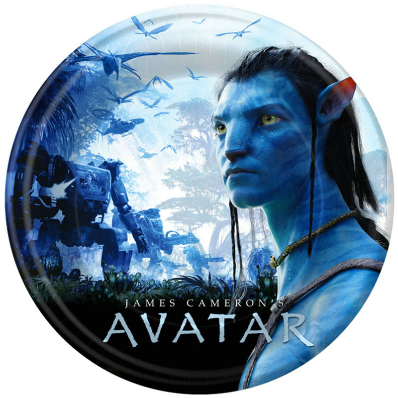 Avatar Movie Dinner Plates (8 count) - Click Image to Close