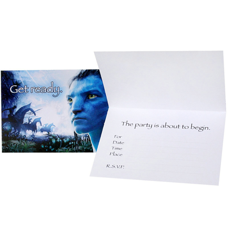 Avatar Movie Invitations (8 count) - Click Image to Close