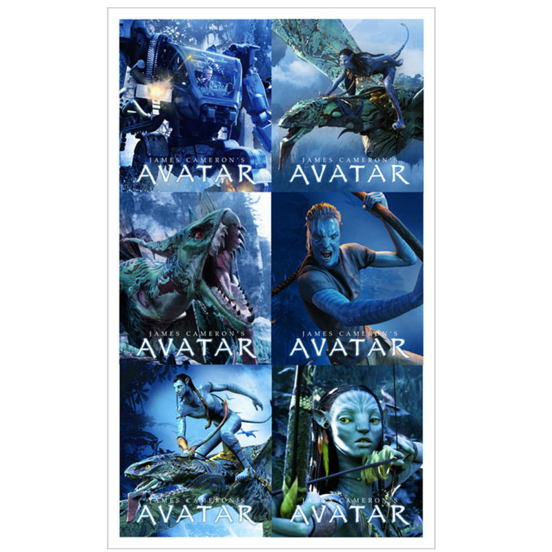 Avatar Movie Stickers (4 sheets) - Click Image to Close