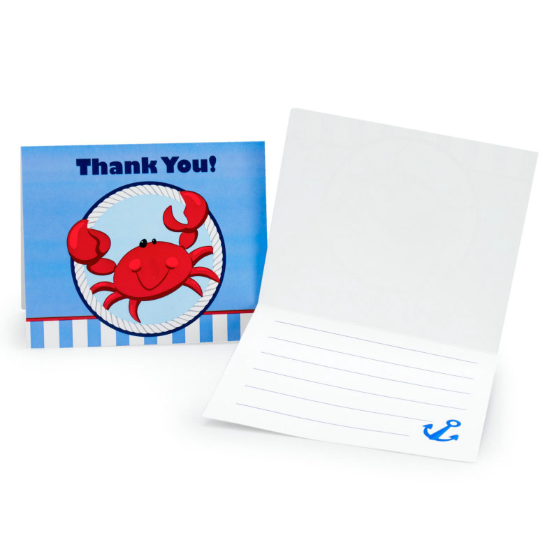 Anchors Aweigh Thank You Cards (8 count) - Click Image to Close