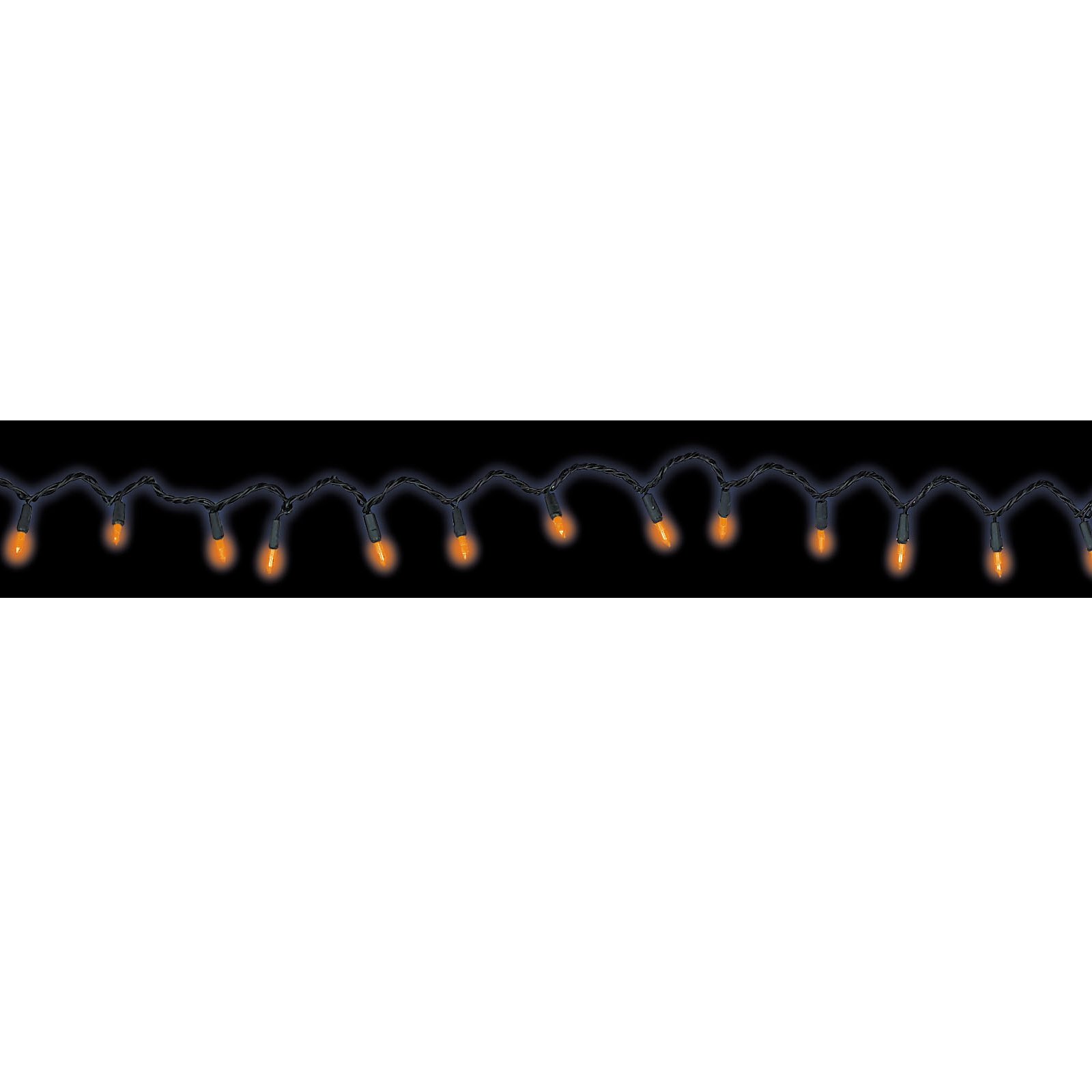 21' Orange Light Set (100 lights) - Click Image to Close