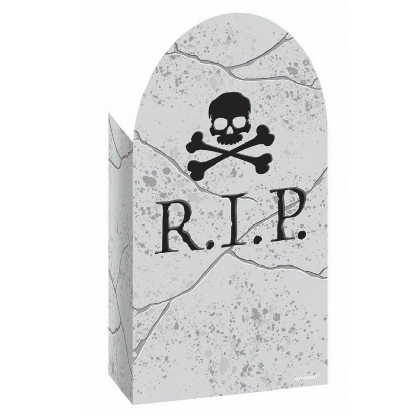 Gravestone Paper Treat Bags (12 count) - Click Image to Close