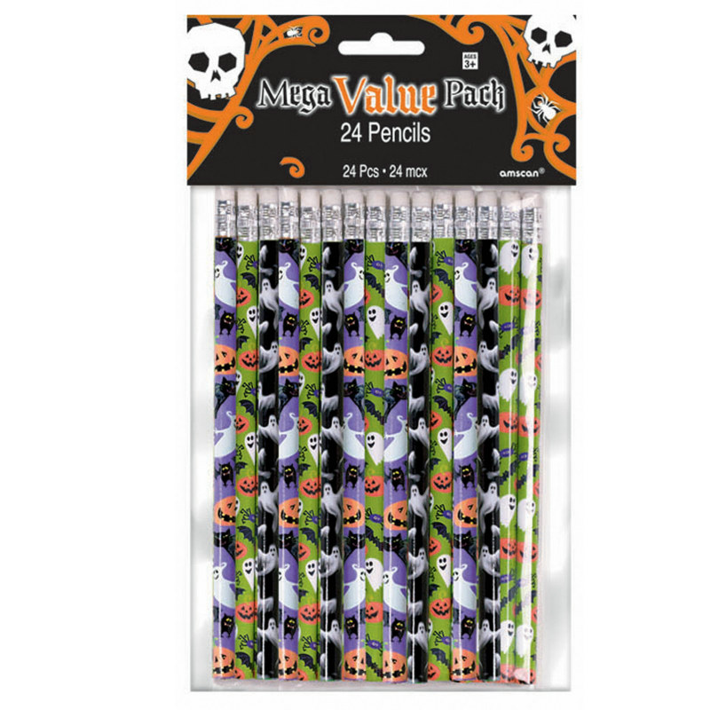 Halloween Pencils (24 count) - Click Image to Close