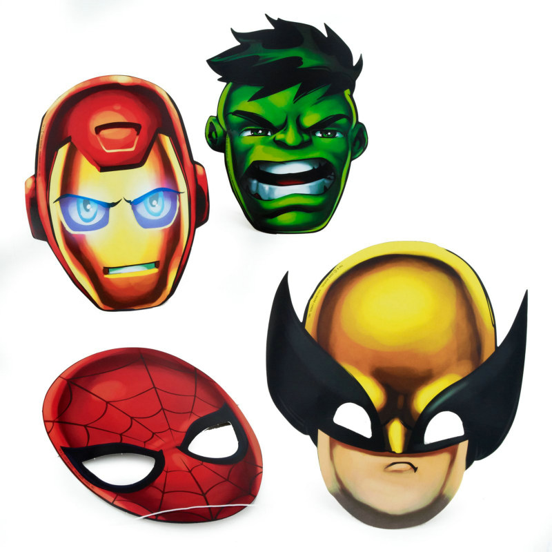 Marvel Super Hero Squad Assorted Masks (8 count) - Click Image to Close