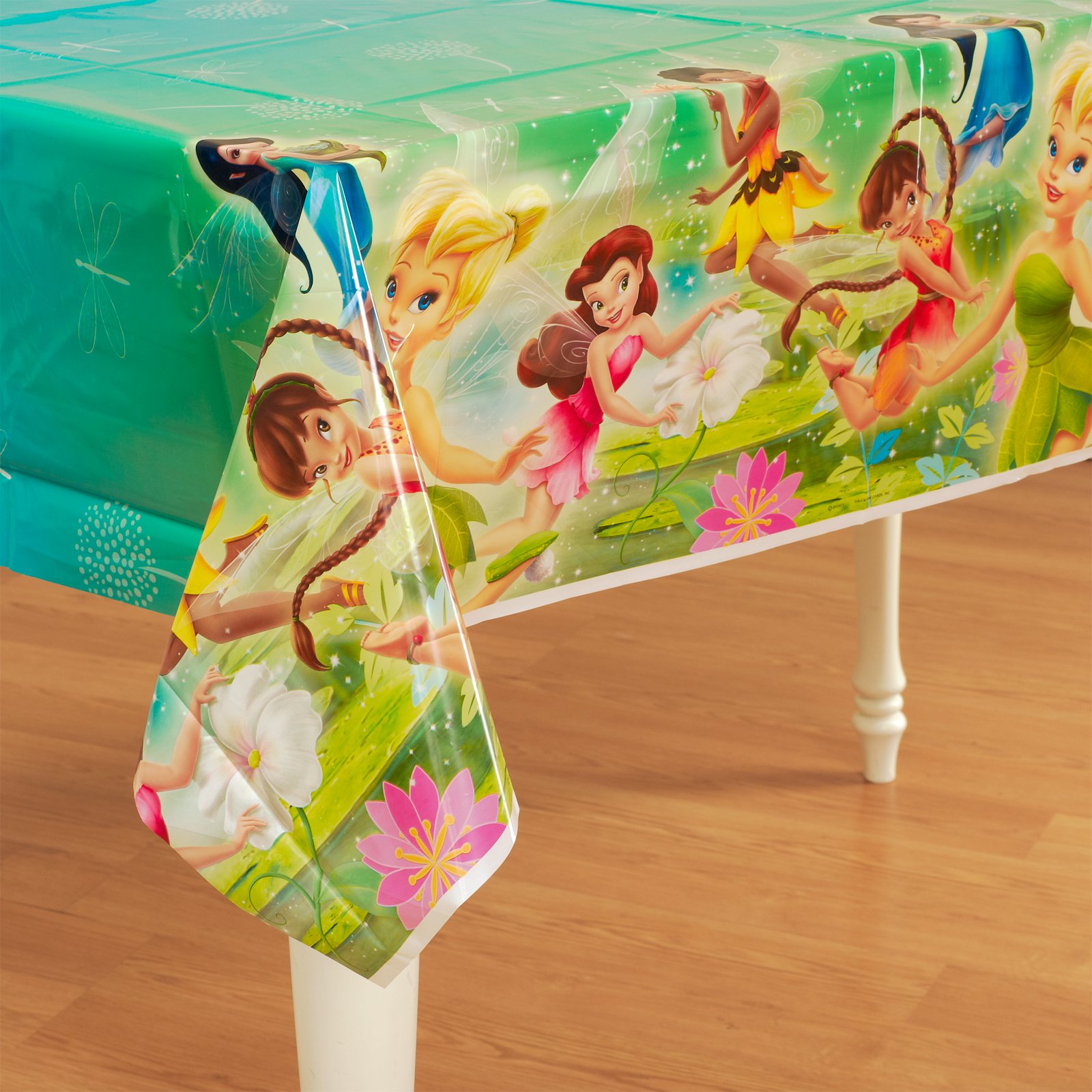 Disney's Fairies Plastic Tablecover - Click Image to Close