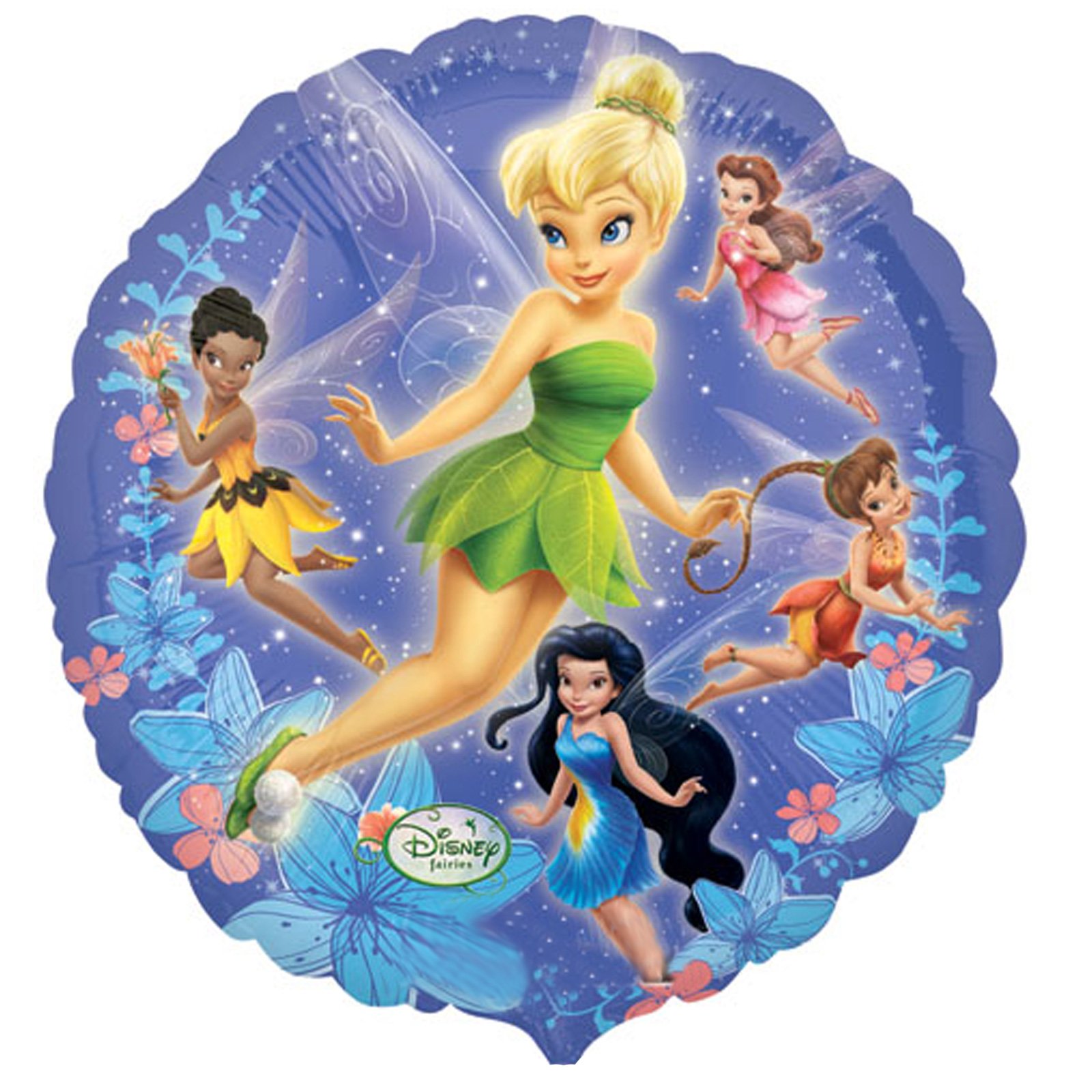 Disney's Fairies 18" Foil Balloon - Click Image to Close