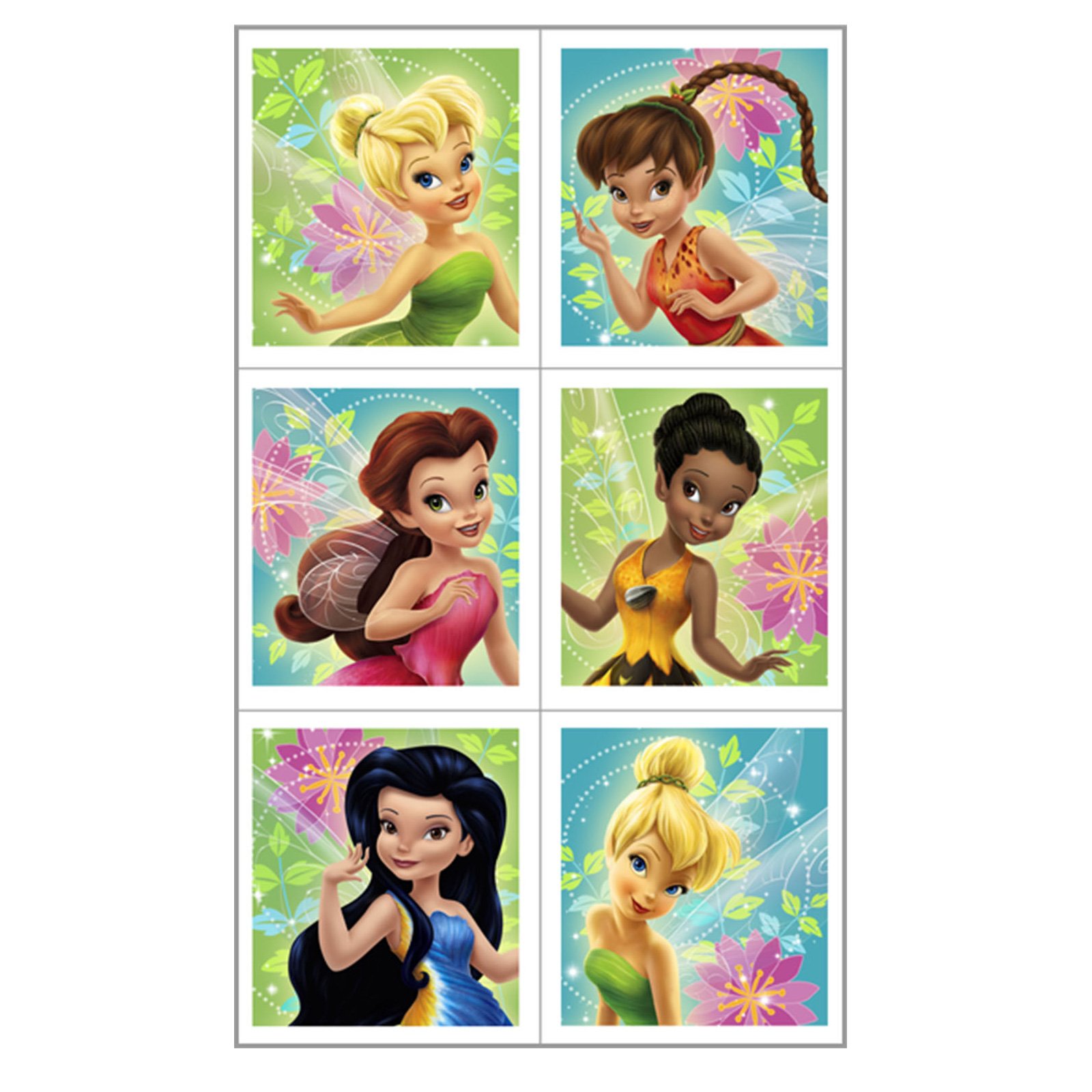 Disney's Fairies Sticker Sheets (4 count) - Click Image to Close