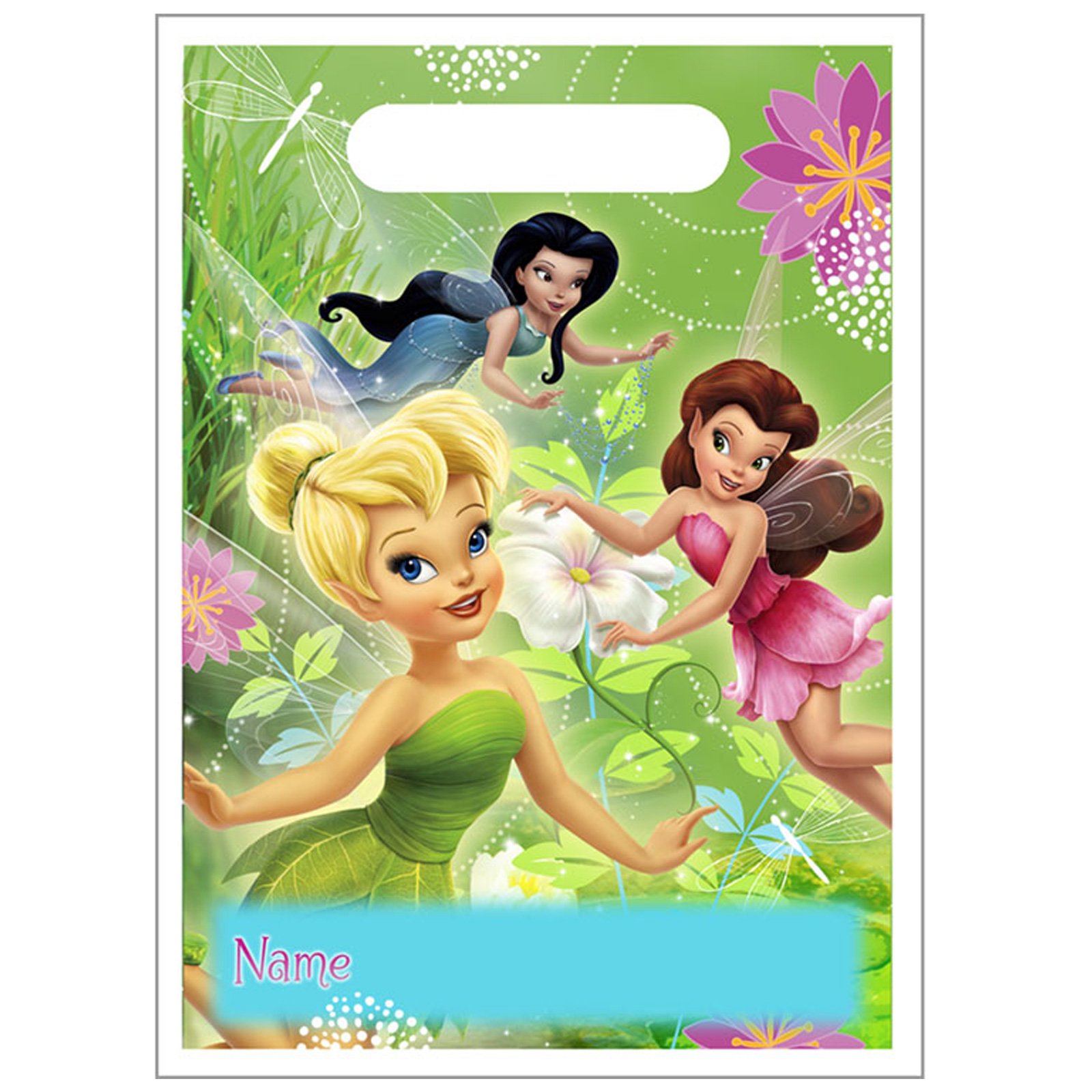 Disney's Fairies Treat Bags (8 count) - Click Image to Close