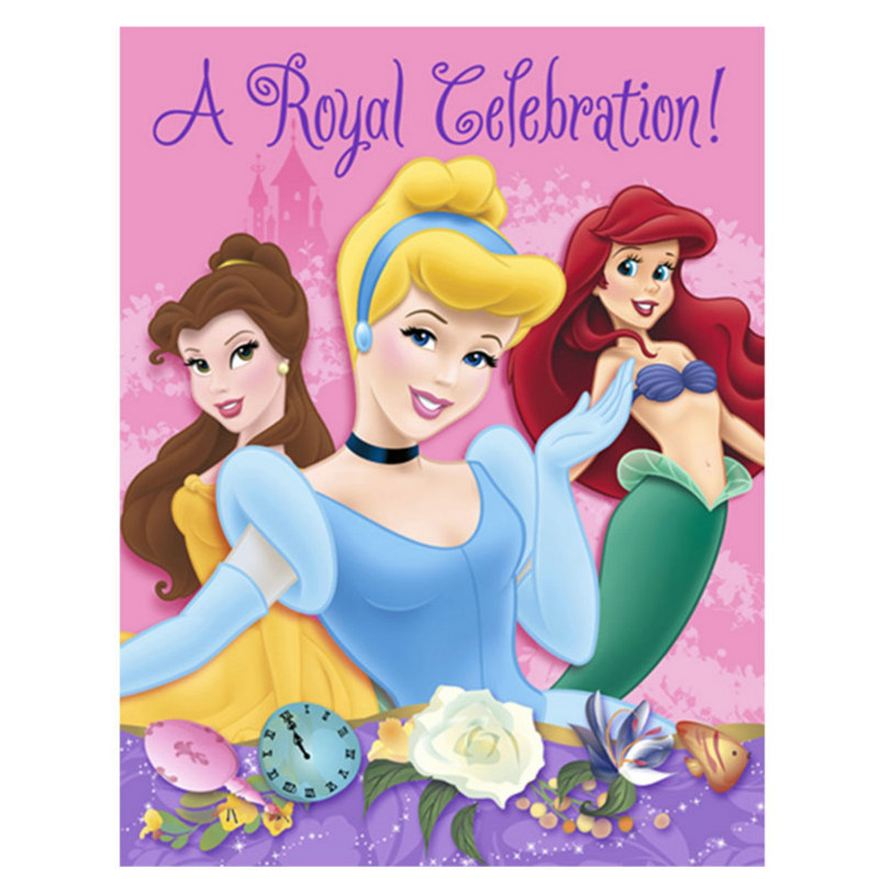 Disney Princess Dreams Invitations (8 count) - Click Image to Close