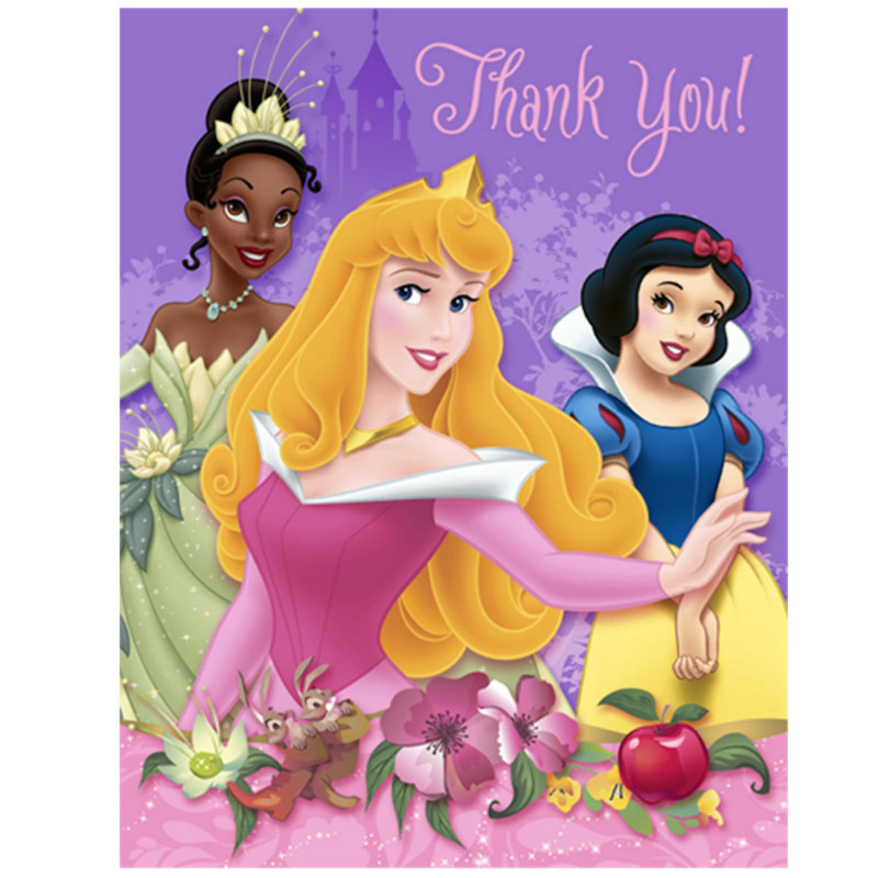 Disney Princess Dreams Thank You Cards (8 count)